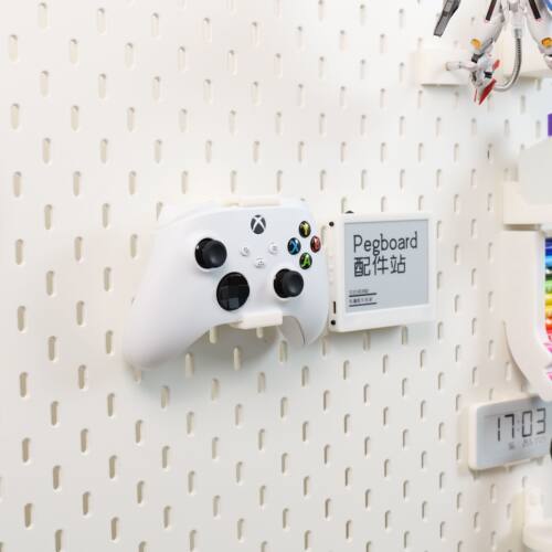 适用宜家SKADIS斯考迪斯 宜家洞洞板配件Xbox series x&s手柄支架