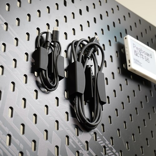 适用宜家SKADIS  斯考迪斯 宜家洞洞板配件 充电线hdmi线理线支架