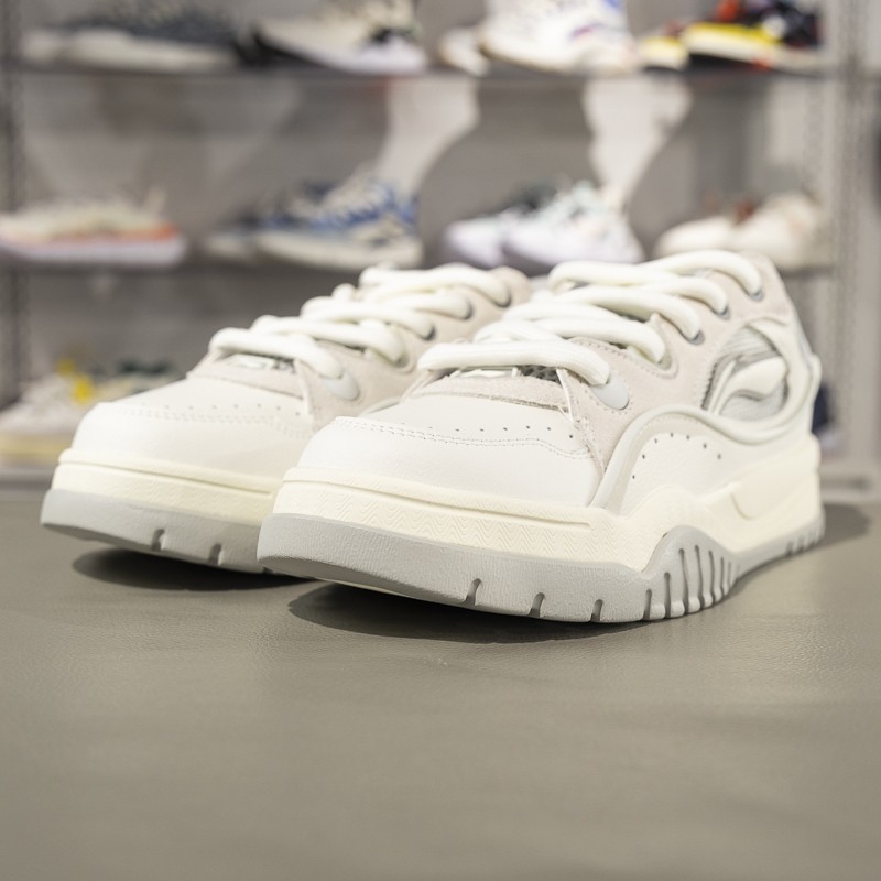 李宁男子休闲鞋2025春季新款运动生活系列布欧经典面包鞋AGCV453,运动鞋new,板鞋,淘宝优惠券,粉丝福利购,淘宝优惠卷