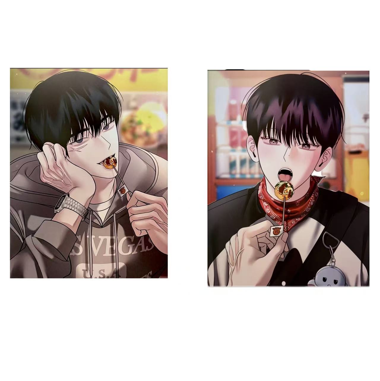 ins风韩漫周一的救星小卡周边同款自印卡片拍立得装饰贺卡送朋友