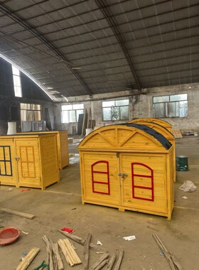 定制幼儿园户外储物柜木制收纳柜工具柜学校室外防腐木柜子玩具柜