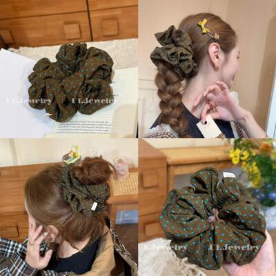优依家 简约不简单 流行美拉德色系 马尾发圈 好用百搭 少女头花