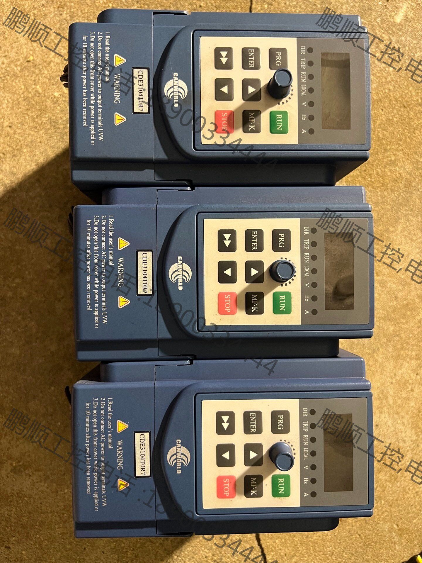 【议价】康元变频器 cde310-4t0r7 二手拆机测试完好成色如