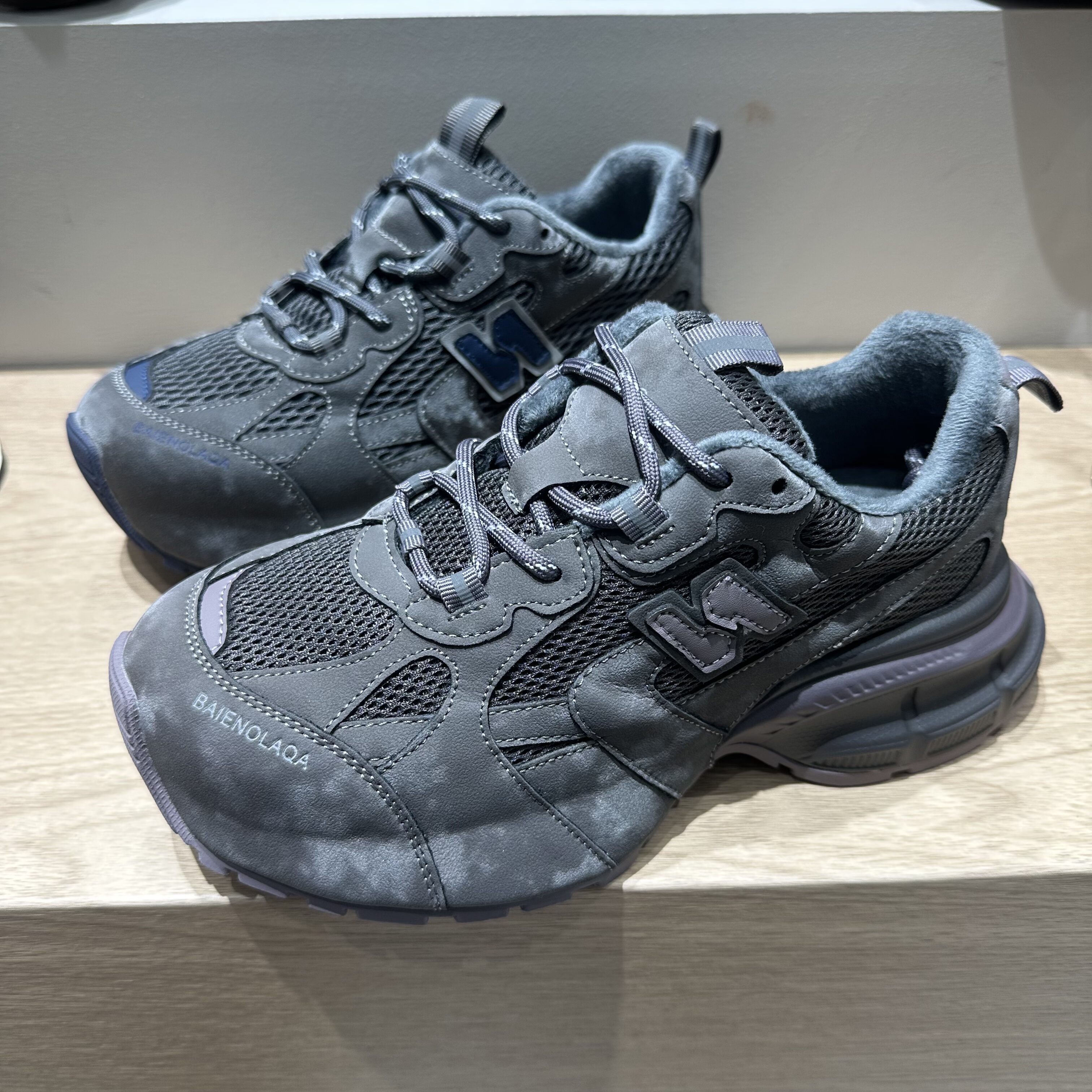 茵茵家欧洲站真皮厚底增高老爹鞋2025秋冬新款拼色Z子休闲运动鞋