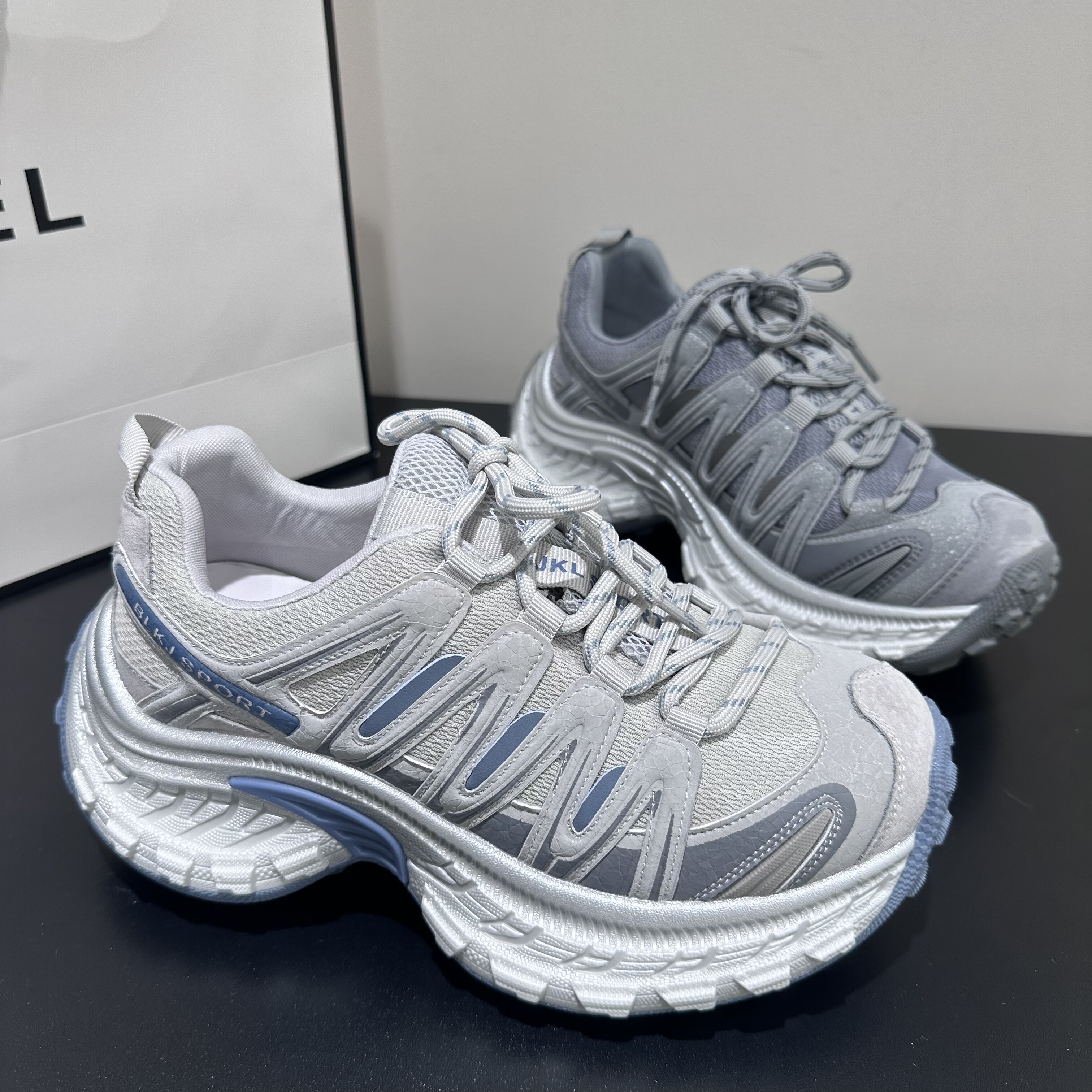 茵茵家2026春秋韩版真皮厚底增高老爹鞋女外穿透气旅游休闲运动鞋,女鞋,老爹鞋,淘宝优惠券,粉丝福利购,淘宝优惠卷