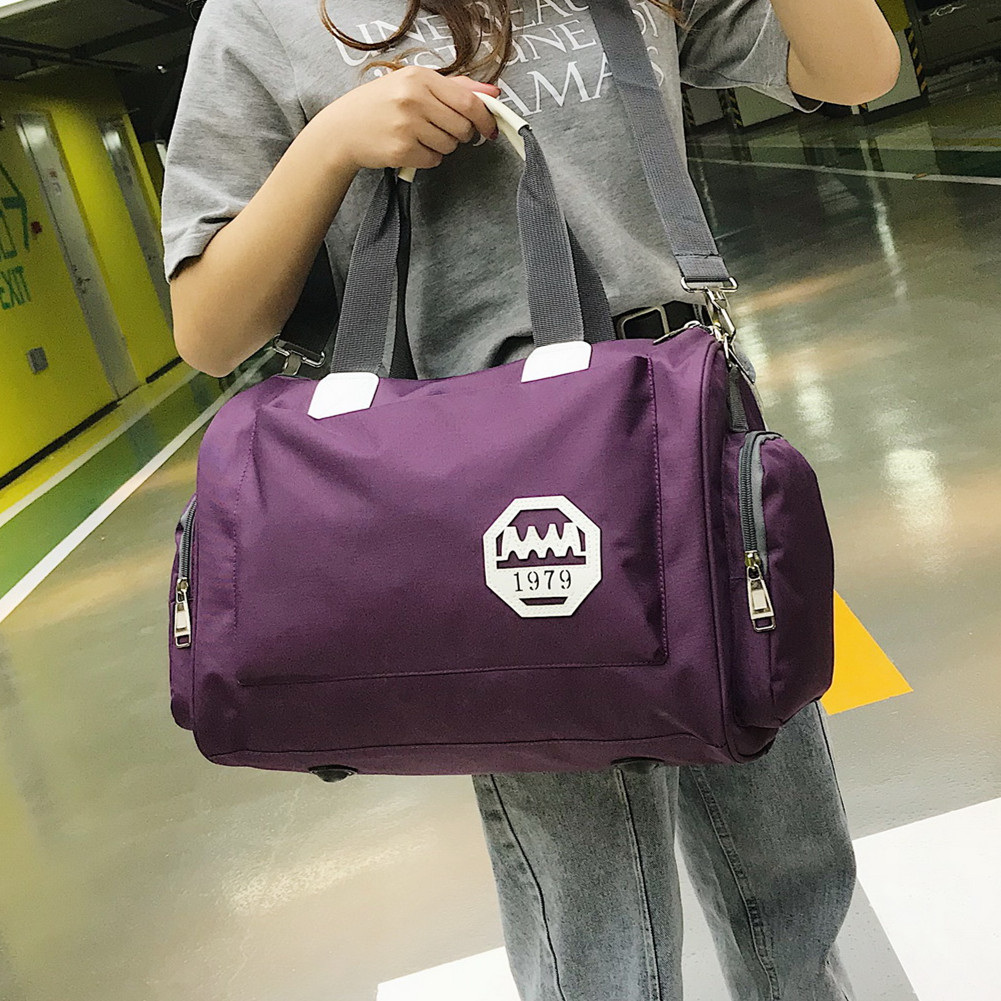 韩版手提旅行包大容量学生装衣服旅行袋收纳行李包短途外出行李袋