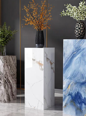 岩板花架立柱雕塑底座石墩子