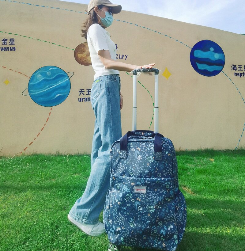 轻便拉杆包女旅行袋男女通用