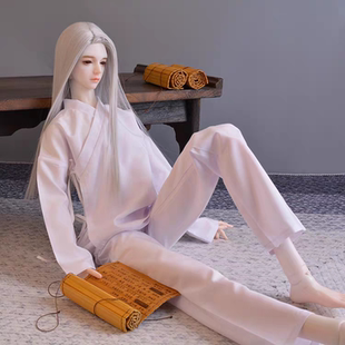BJD SD娃衣 汉服打底衣裤 中衣裤 防染色服古装套装大叔3分4分6分