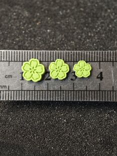 微缩食玩樱花橙子心形装饰饼干模具粘土软陶6分12分