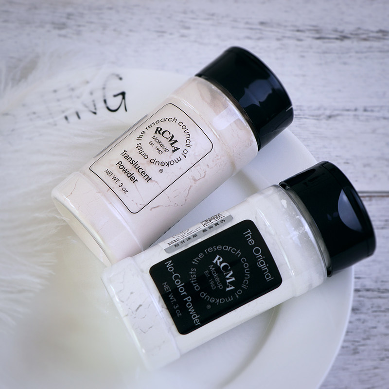 美国rcma散粉黑胡椒粉无色透明分装烘焙定妆粉控油持久定妆蜜粉