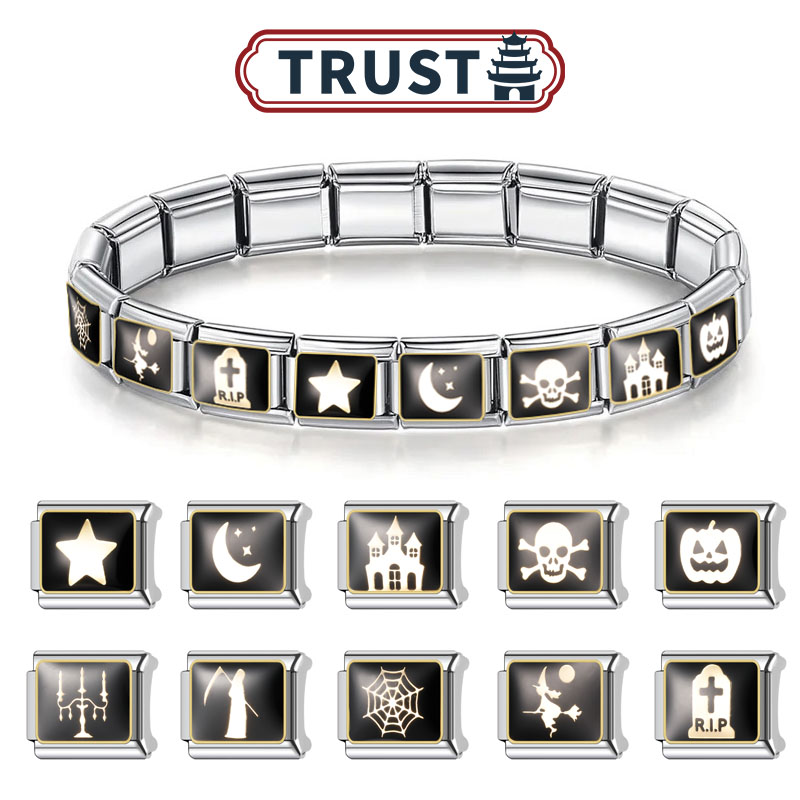 Trusta意大利模块手链暗黑系
