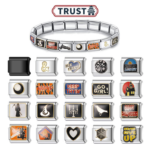 Trusta意大利模块手链diy嘻哈