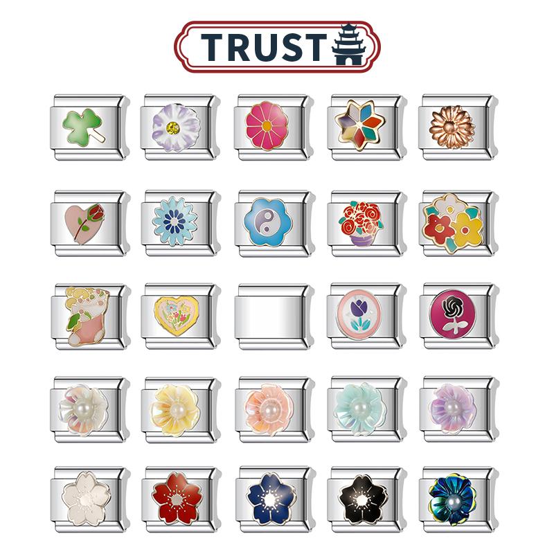 Trusta模块手链DIY钛钢生日礼物