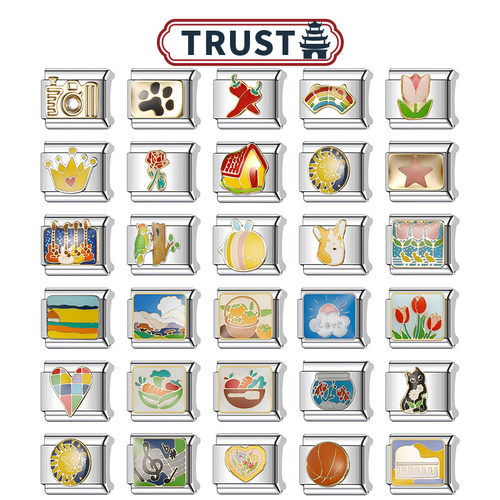 Trusta意大利模块手链单颗可拆卸