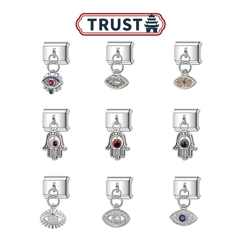 Trusta模块手链DIY可拼接钛钢链