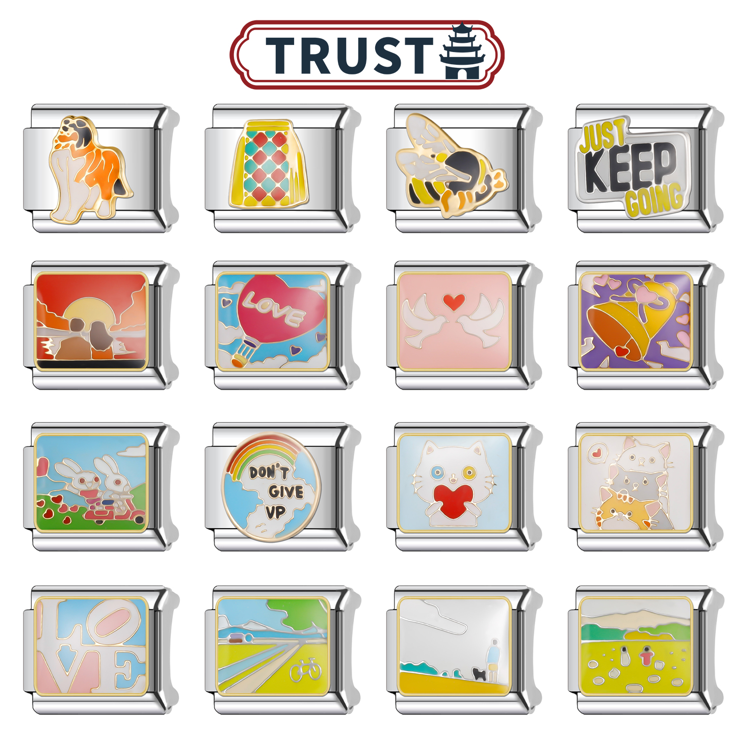 Trusta意大利模块手链DIY约会