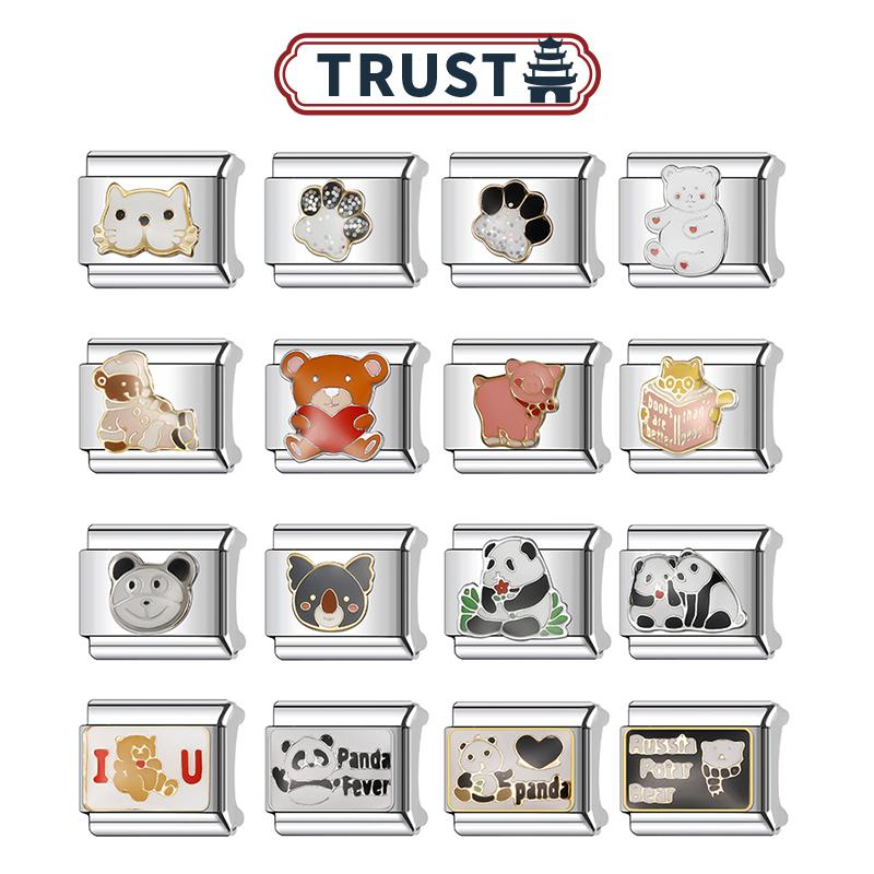 钛钢原创动物手链DIY女现速发货