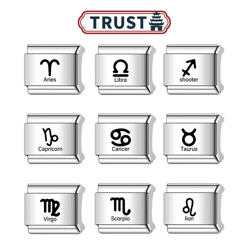 Trusta意大利模块手链diy星座可自由拼接可拆卸表带小众闺蜜礼物