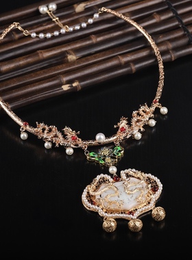 古风汉服配饰璎珞中式项圈明制项链新年新款民族风国风喜庆超仙