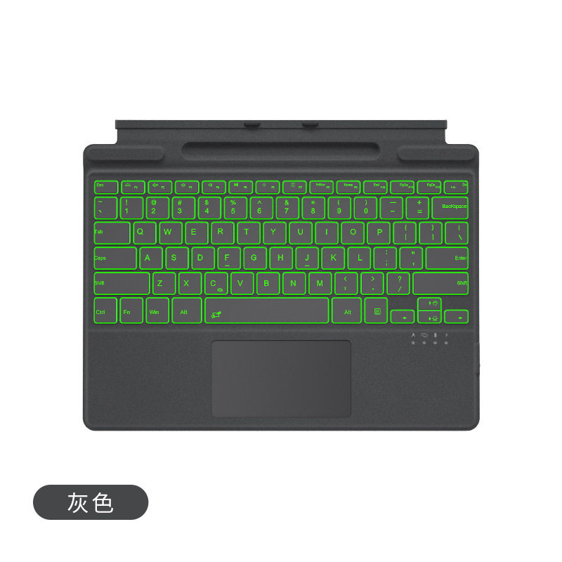 适用SurfacePro11蓝牙键盘Pro8910七彩背光触控键盘Surface保护盖