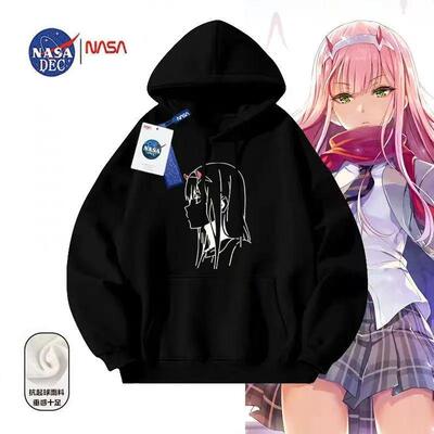 NASA联名动漫情爱的弗兰克斯卫衣