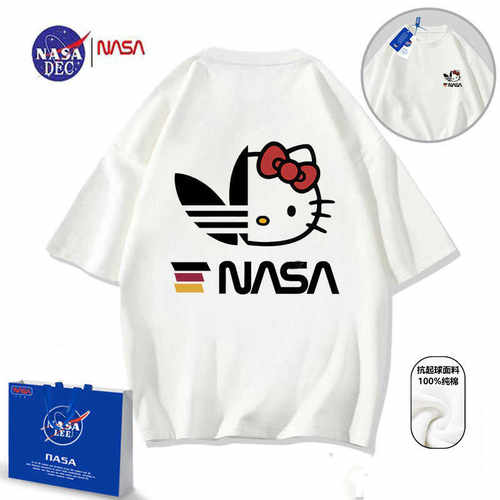 NASA联名helloKitty短袖t恤情侣