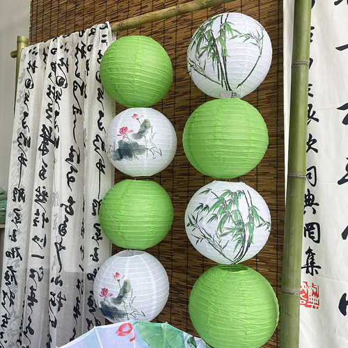 纸灯笼装饰场景布置手提国风道具