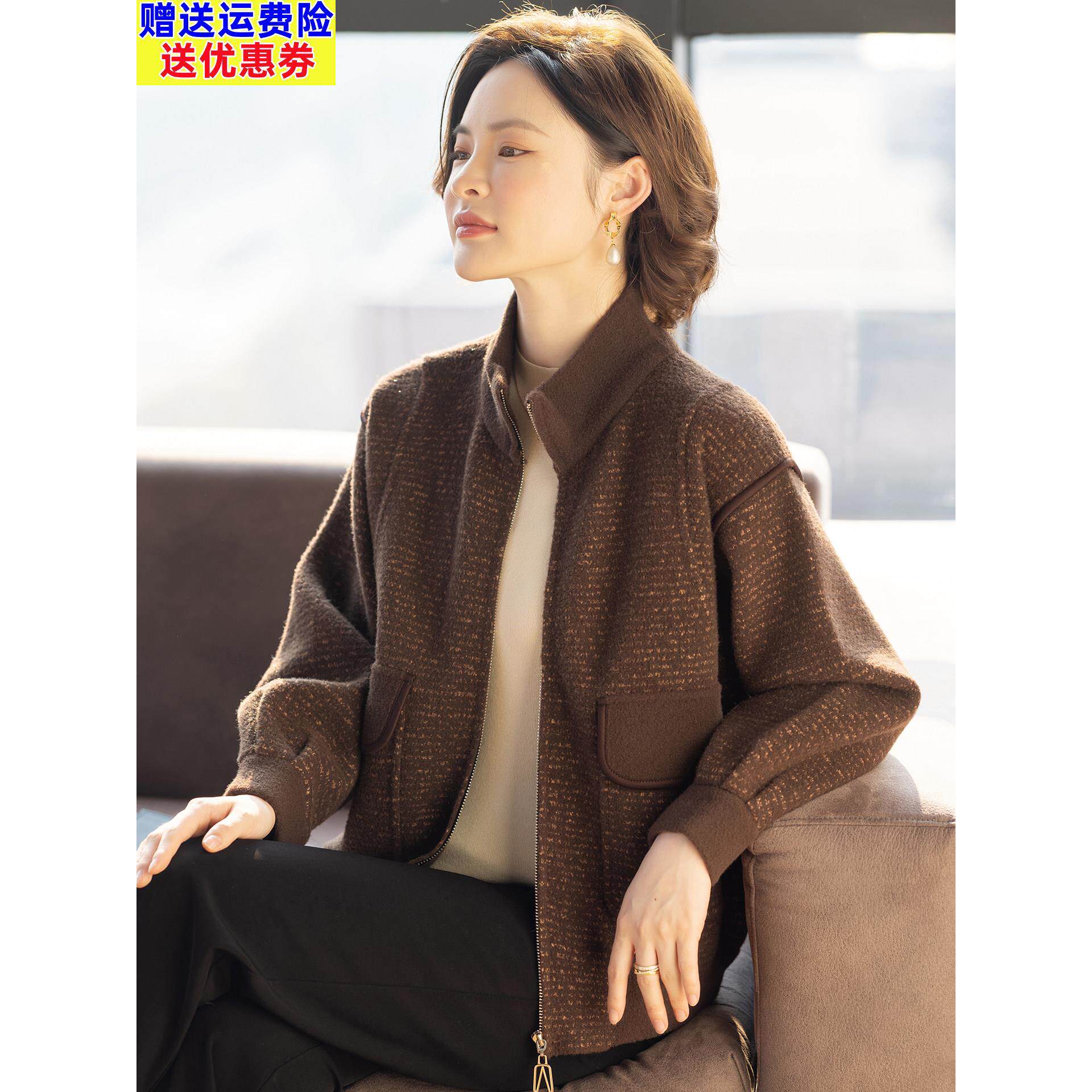 妈妈款洋气休闲外套2025新款秋装时尚中老年女士春秋上衣服夹克衫