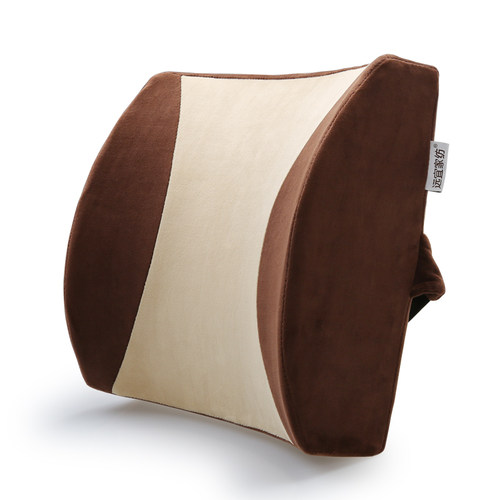 汽车慢回弹记忆棉座椅护腰靠垫