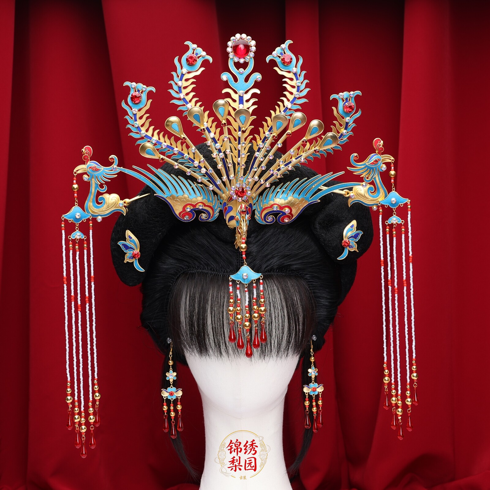 京粤剧戏曲花旦青衣手工点绸正凤