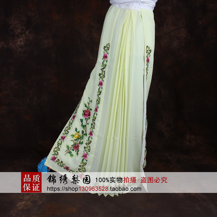 古装越剧京剧戏剧服装戏曲用品小姐裙子戏裙大褶腰包小旦花旦腰包