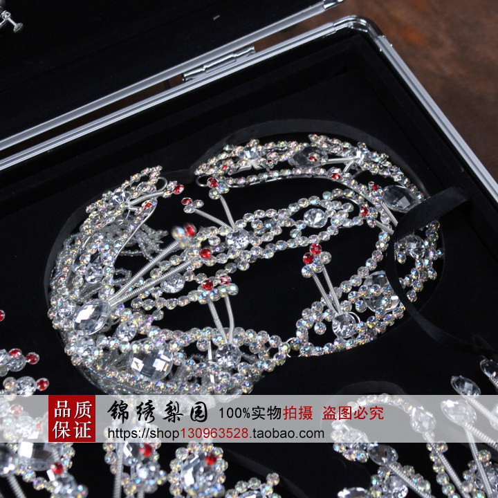 戏曲戏剧头面包头用品京剧头饰后兜耳挖子青衣花旦头饰后三件簪围