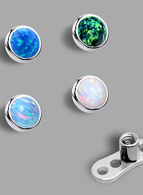 穿孔饰品G23纯钛合金澳宝埋钉皮肤钉植入皮下埋珠锁骨钉 穿刺饰品