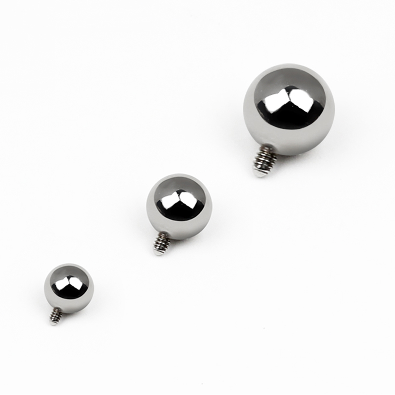 钛钢唇钉舌钉外牙球圆珠