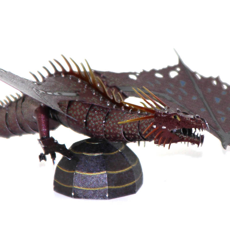 狂模 哈利波特古灵阁龙 金属拼图 diy拼装模型