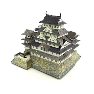 狂模 姬路城 金属拼装模型3D立体拼图