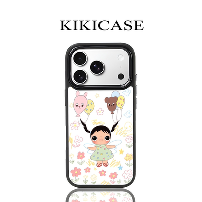 KIKICASE可爱童心小玉yuy手机壳苹果16promax/15华为p70pro/mate60全包防摔原创安卓少女心软壳防刮耐磨磁吸