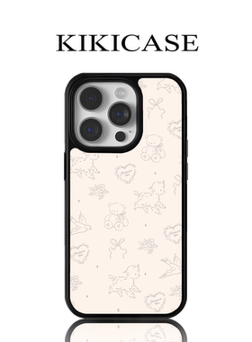 适用于苹果系列高级感iPhone17promax小熊小羊华为系列苹果16promax韩系风15爆款亚克力电镀14新款带磁吸