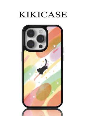 适用苹果系列iPhone16promax小猫苹果15promax韩系风15简约风14pro女款防摔P80新款P70女款Mate60华为手机