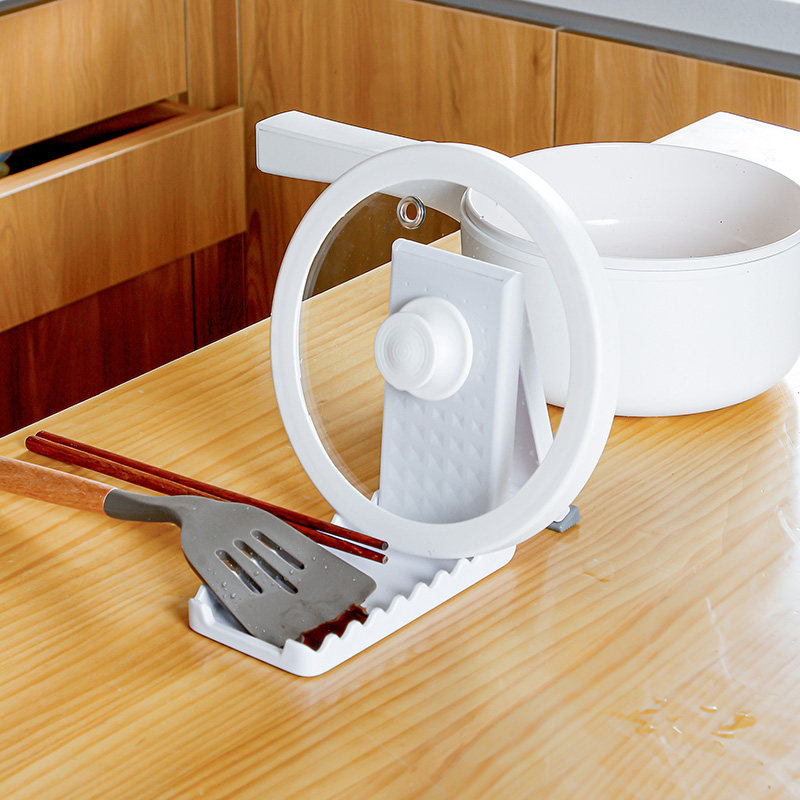 厨房台面放锅盖的架子锅铲架折叠大锅盖架托架神器置物架收纳支架