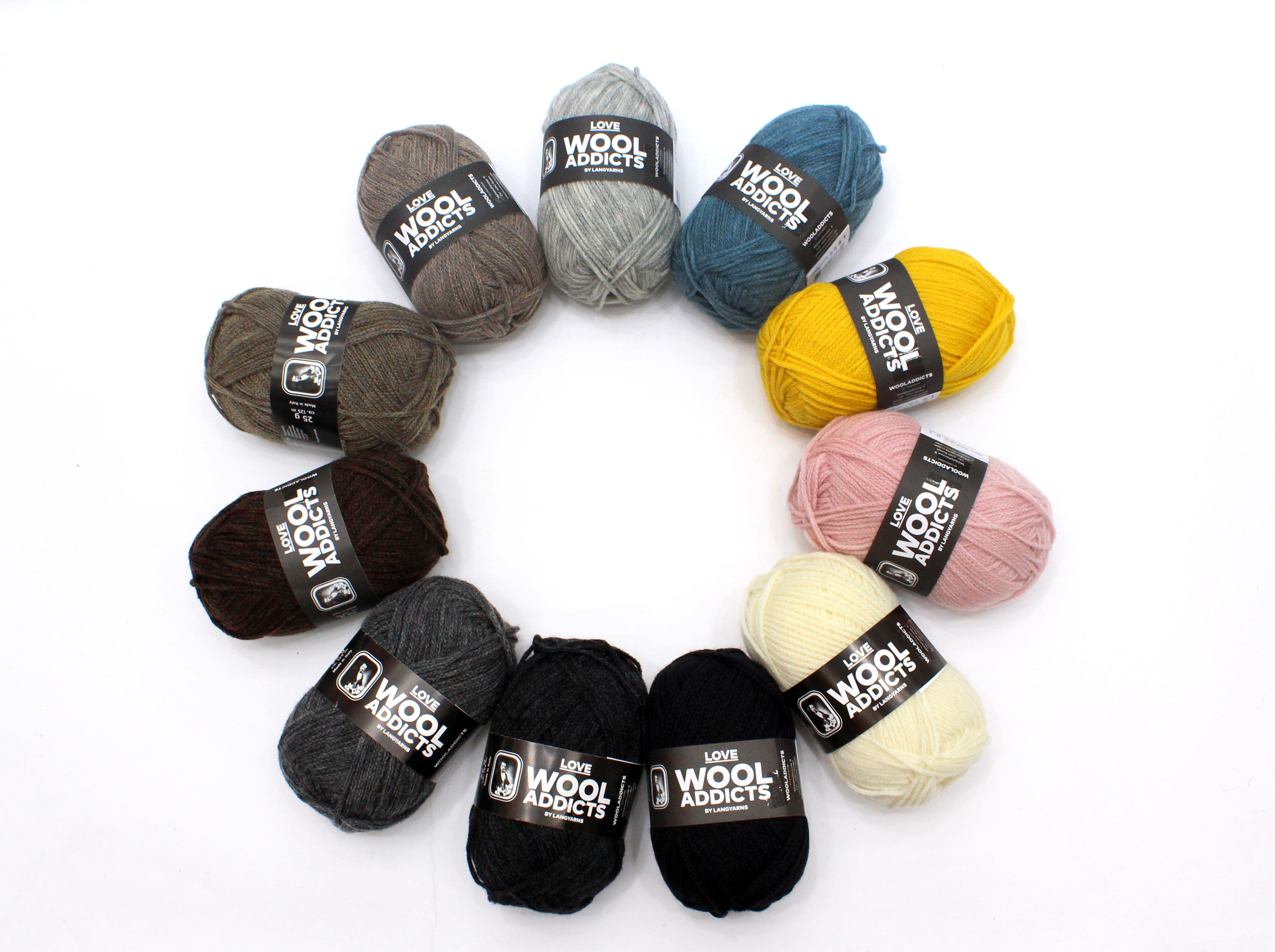 WOOL ADDICTS LOVE SWITZERLAND IMPORTED WOOL THREAD HAND-KNITTED SWEATER SHAWL SCARF THREAD M710