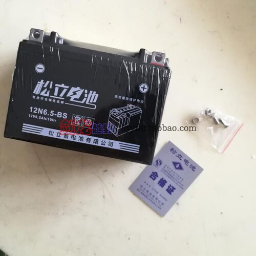 大白菜翼侠12V6.5AH松立电瓶电池