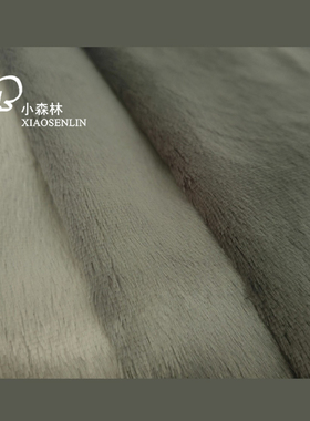 小森林◉6mm灰色艺术家ooak泰迪熊粘胶 马海毛羊毛材料包黏胶布料