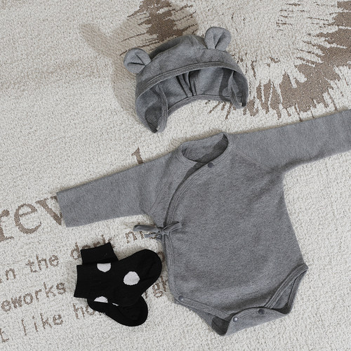 新生儿包屁衣春秋长袖宝宝衣服