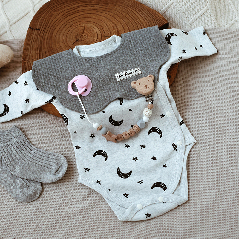 新生婴儿包屁衣春秋长袖纯棉