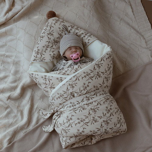 婴儿包被纯棉新生儿用品秋冬加厚