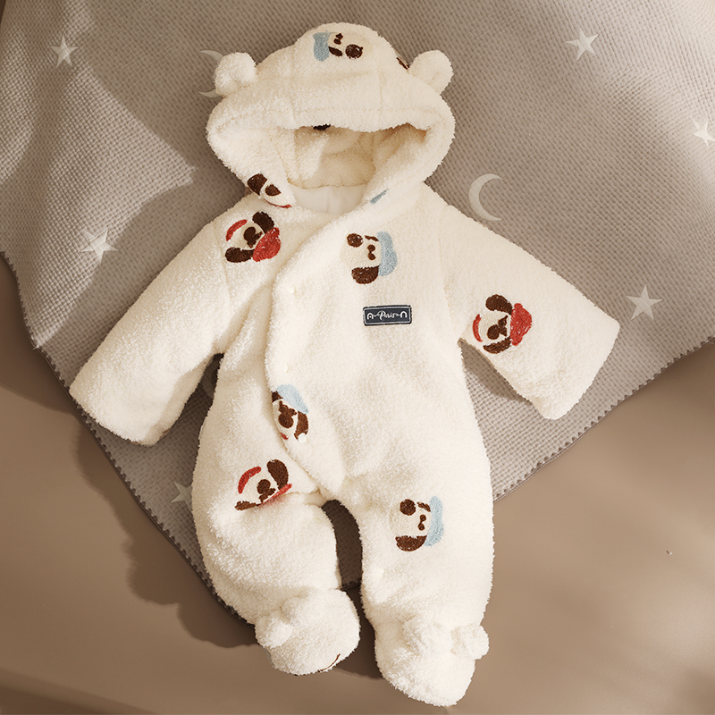 婴幼儿衣服秋冬季加厚款宝宝棉服