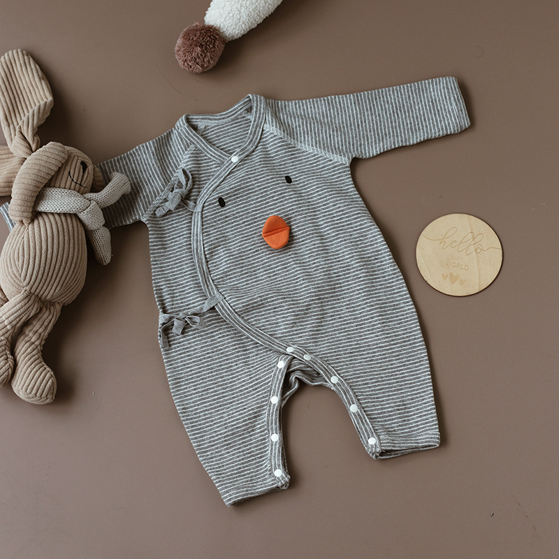 婴儿连体衣春秋款外出爬服