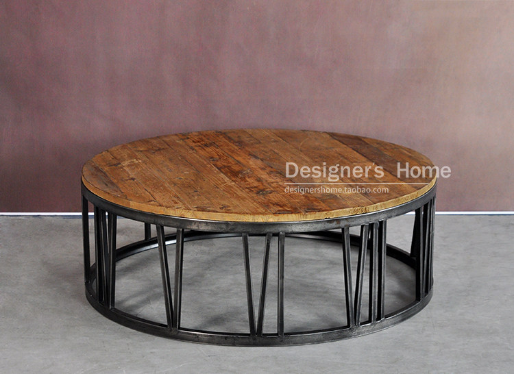 美式个性家具 LOFT风格茶几 创意铁艺茶几咖啡桌仿古圆桌罗马工业在类目 住宅家具, 几类, 茶几中 - 来自Buy2taobao.com提供专业的淘宝代购服务